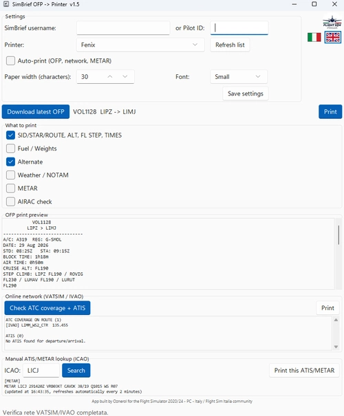 OFP to Printer