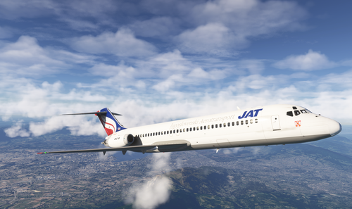 Skysimulations DC-9-30 JAT Yugoslav Airlines 1997 livery