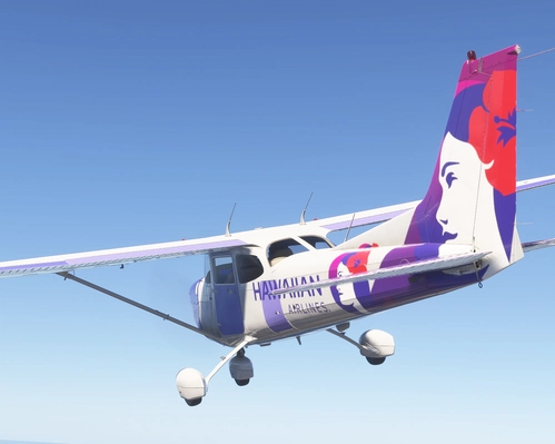 Asobo Studio Cessna 172 Hawaiian Airlines-HAL (Fictional)