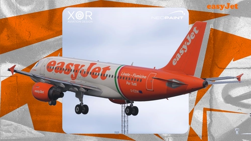 Fenix A319 | easyJet | G-EZIW (Italian Flag) | 8K w/ Cabin