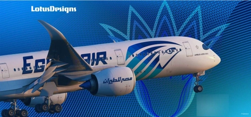 EGYPTAIR A350 FLEET Inibuilds a350-900 w/cabin