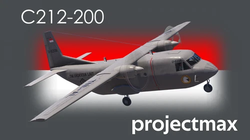 Projectmax C212-200 Indonesian Navy U-6208 old livery