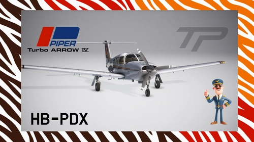 Just Flight – Piper PA–28R Turbo Arrow IV 'HB-PDX'
