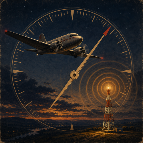 Historic VOR to NDB Network