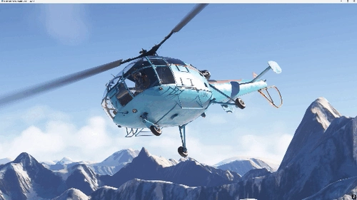 Taog Alouette III Realism Mod Buttkicker Simhub Vibrafile