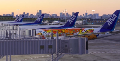 RJTT AIG Static Aircraft (TechnoBrain)
