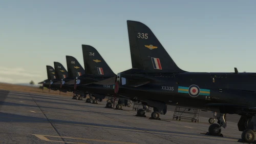 Just Flight Hawk T.1 RAF 208 Sqn Pack