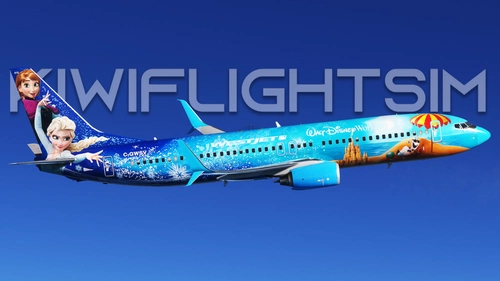 WestJet | Disney 'Frozen' Livery | C-GWSV | PMDG 737-800 [8K]