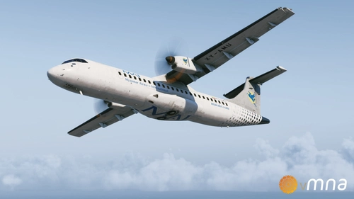 Asobo | Myanmar Airways International ATR 72-600 XY-AMU by vMNA [Dirty]