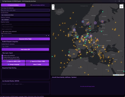 Pro Flight Planner and VATSIM Dispatch Tool