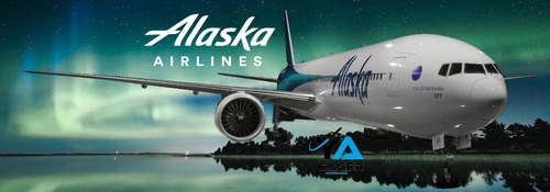 B777-300ER Alaska Airlines (Fictional)
