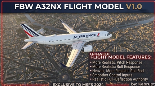 FBW A32NX Realistic Flight Model V1.0