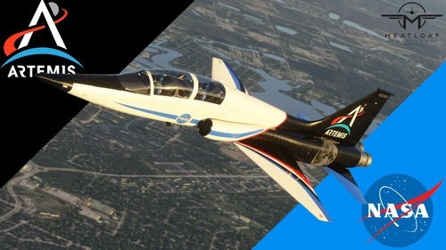 Aero Dynamics T38N/C, NASA Artemis N924NA Livery
