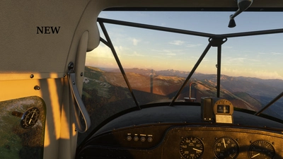 Windshield reflection fix - Got Friends Taylorcraft BC-12D