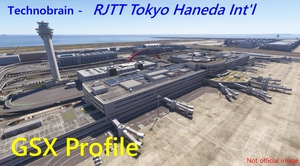 RJTT Tokyo Haneda Int'l (Technobrain) - GSX Profile (not completed) thumbnail 1