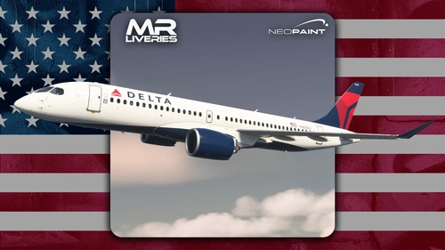 Synaptic | Airbus A220-300 | Delta Air Lines | Fleet Pack
