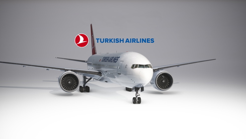 Turkish Airlines TC-JUO | PMDG Boeing 777-200LR w/ Cabin (Fictional Livery)