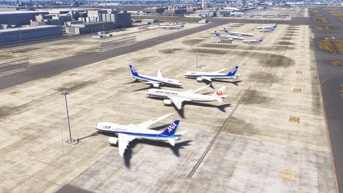 AIG Remote Stand Static Aircraft, Technobrain RJTT (Tokyo Haneda)