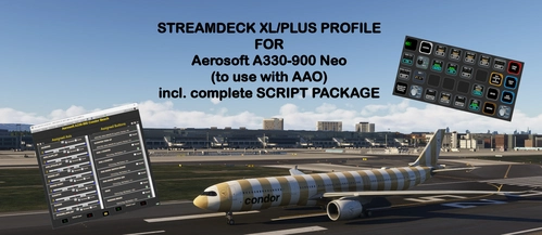 StreamDeck XL and SD+ Profile for AS A330Neo (AAO)