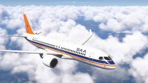 South African Airways 1990's Livery A220-300 Fictional Retro