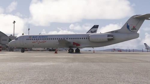 Naft Airlines ✈ EP-OPI ✈ Fokker 100