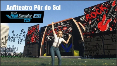 Anfiteatro Pôr do Sol em Porto Alegre, RS Brasil.