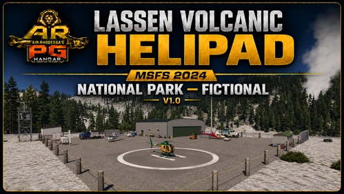 Air Rhodessa's Lassen Volcanic National Park Helipad (Fictional) - LVN1