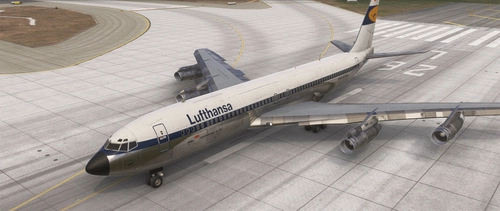 Boeing 707-320c Lufthansa D-ABOX (Retro)