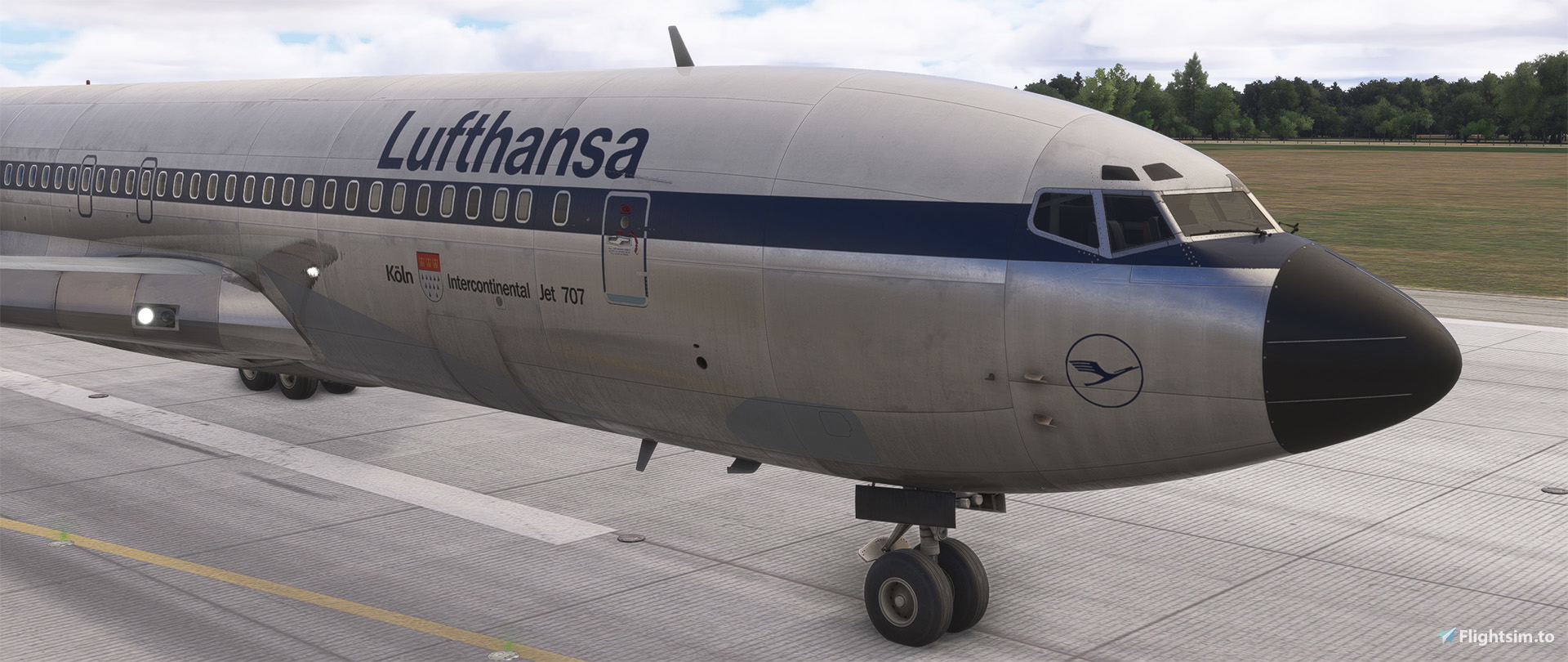 Boeing 707-320c Lufthansa D-ABOX (Retro) - Aircraft Liveries for