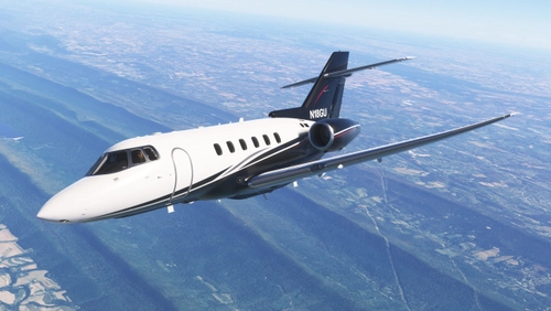 N18GU - FlightFX Hawker 800XP