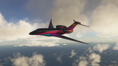 Citation X - Neon Sunset (Winglets)