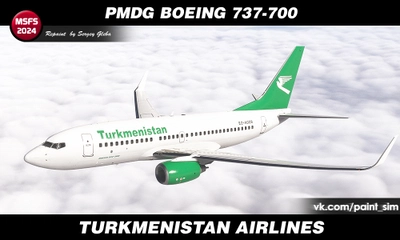 PMDG Boeing 737-700 - Turkmenistan Airlines