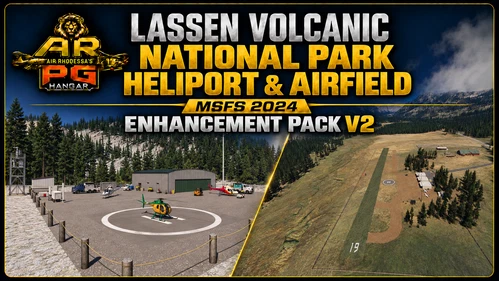 Air Rhodessa's Lassen Volcanic National Park Helipad + Airfield + Enhancements V2