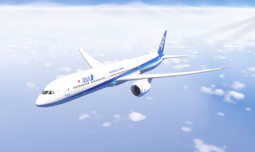 All Nippon Airways (ANA) livery for Asobo Boeing 787-10.