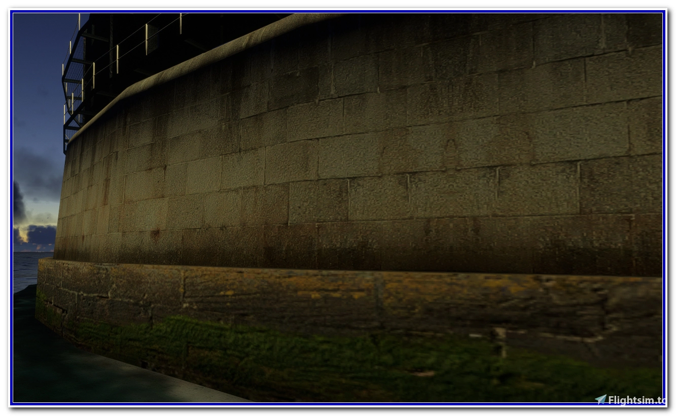 Luftaufnahme von No Man's Land Fort in MSFS 2024