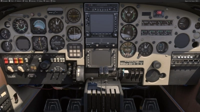 Carenado Cessna 337H Skymaster Beige Panel Mod