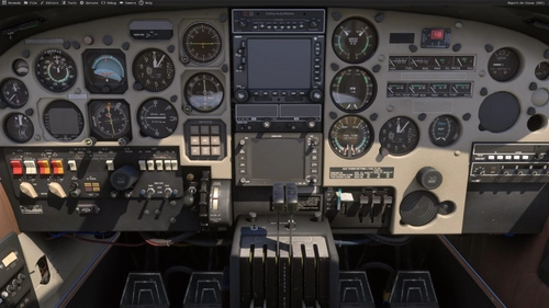 Carenado Cessna 337H Skymaster Beige Panel Mod