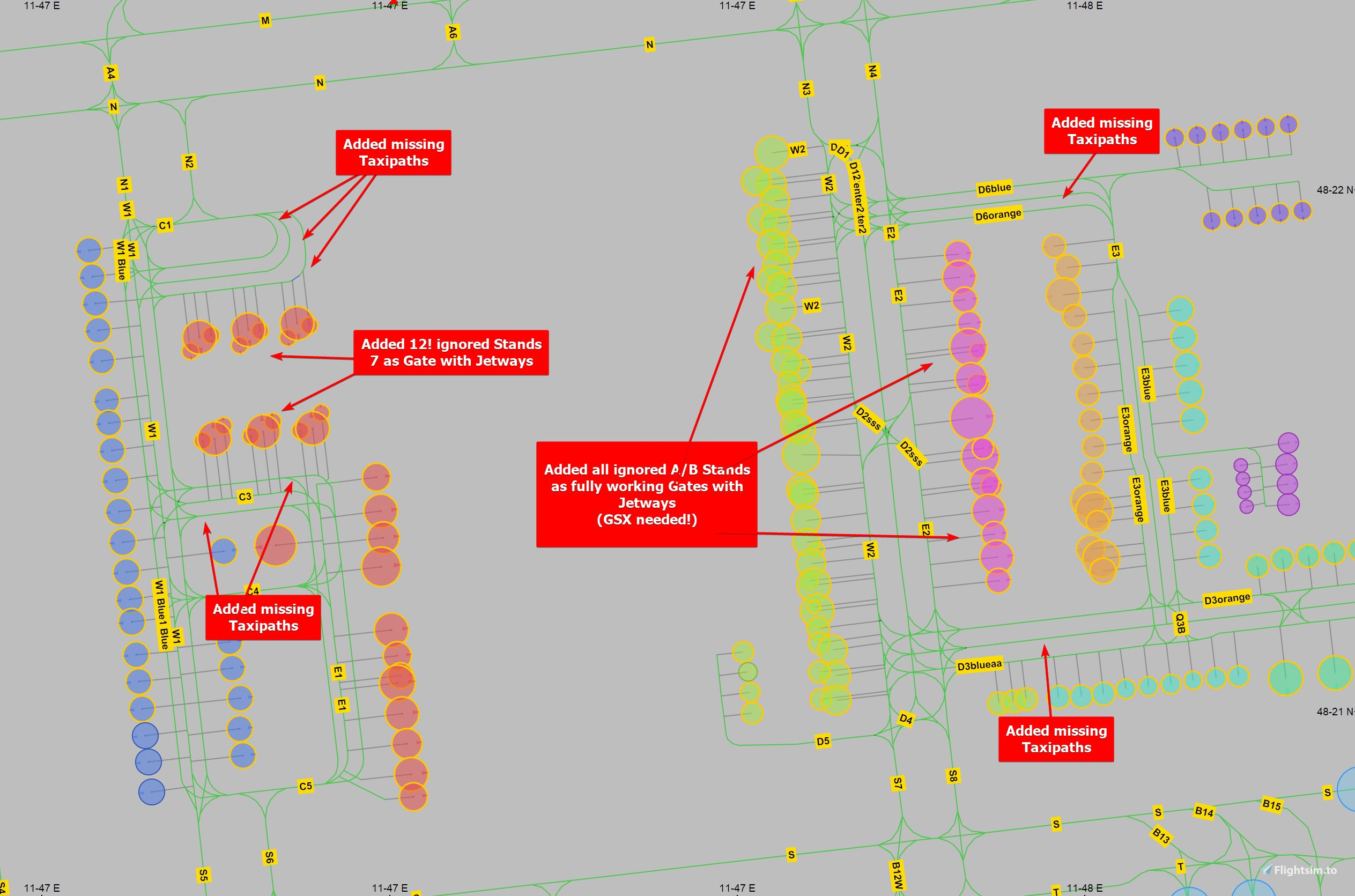 SimWing's EDDM Munich: GSX Profile & Airport Enhancement (Missing Gates, Jetways) - Image 1