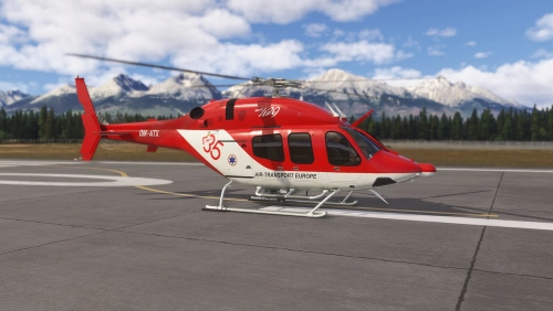 Bell 429 Air Transport Europe OM-ATX 35 years anniversary