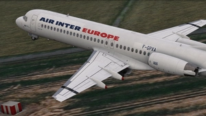 Air Inter Europe Fokker F100 fleet pack - Aircraft Liveries for