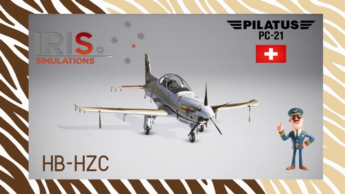 IRIS SIMULATIONS Pilatus PC-21  'HB-HZC' (Fictional)