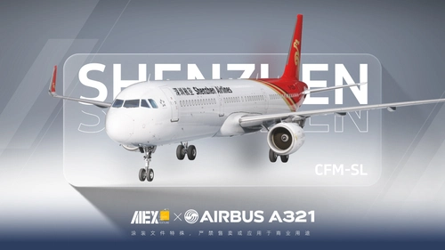 【Alex.Tex】FenixSimA321-CFM-SL Shenzhen Airlines B-32DV 深圳航空公司-标准涂装-8K