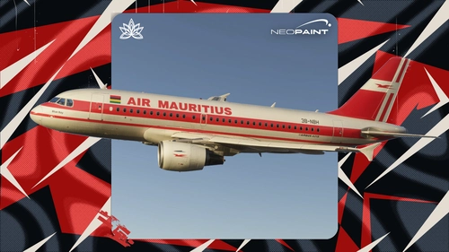 Fenix A319 Air Mauritius retro fleet 3B-NBH / 3B-NBF
