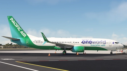 Pacific Air Virtual Group PMDG 737-800 (VH-6OB - OneWorld Livery)