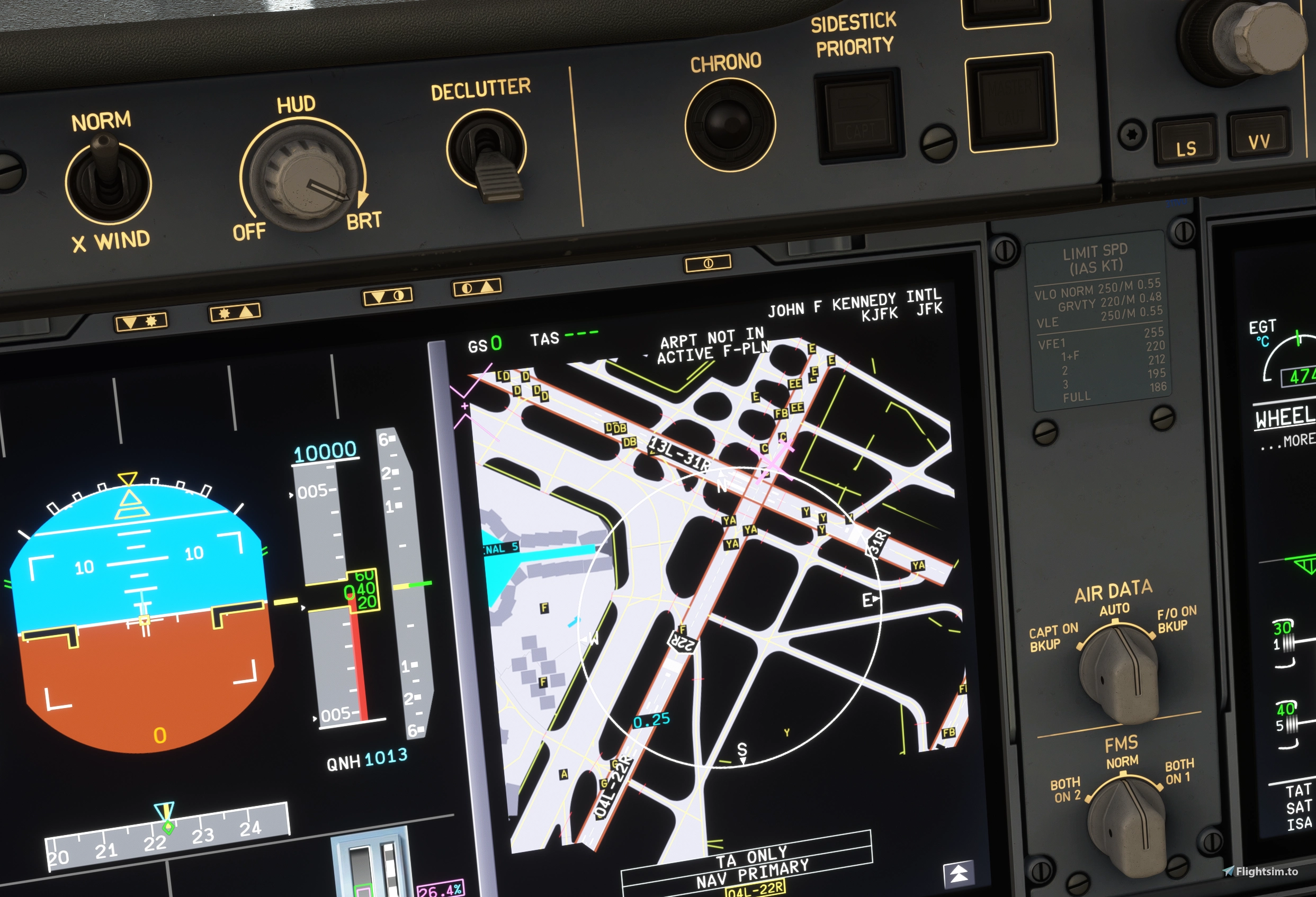 Airport moving map