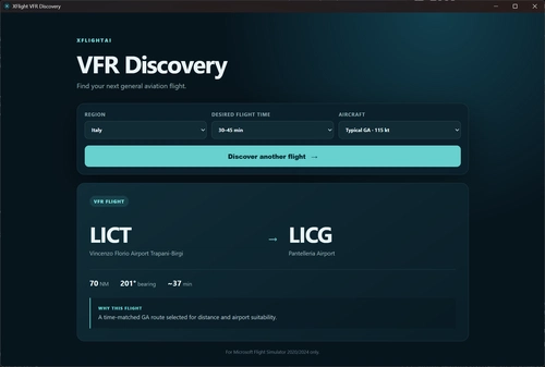 XFlight VFR Discovery