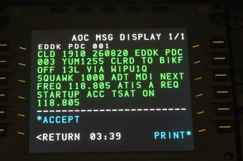 InIAcars: InI A320n/A321LR/A330/XL - ACARS/CPDLC & MCDU Screen export