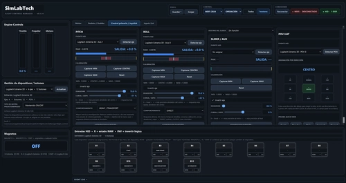 SimLabTech Flight Controls Manager