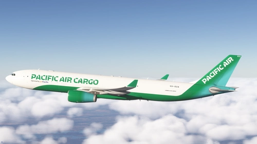 Pacific Air Virtual Group IniBuilds A330-300P2F (VH-6UA - opby jetPacific)