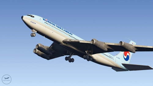 Korean Air Cargo (HL7431) [Boeing 707-320C]
